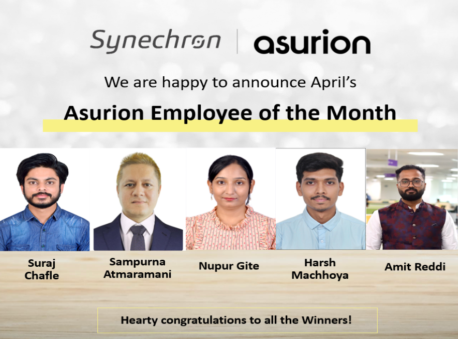 Sampurna Atmaramani - Star Performance Award at Synechron Technologies
