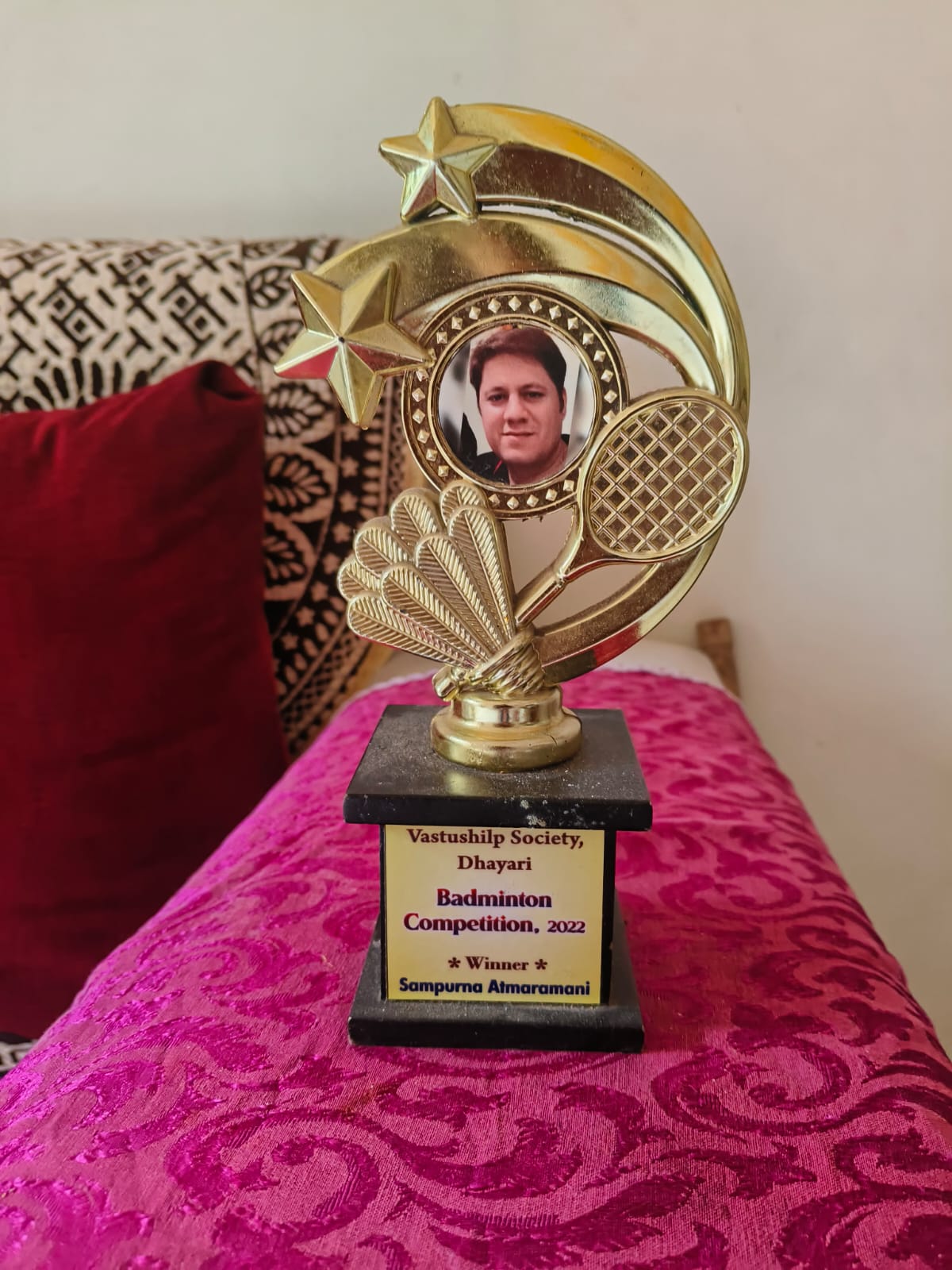 Sampurna Atmaramani - Badminton Winner Award